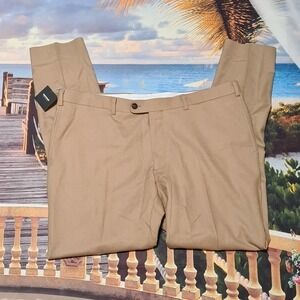 Indochino‎ Tan Pleated Pants Size 38x31 NWT